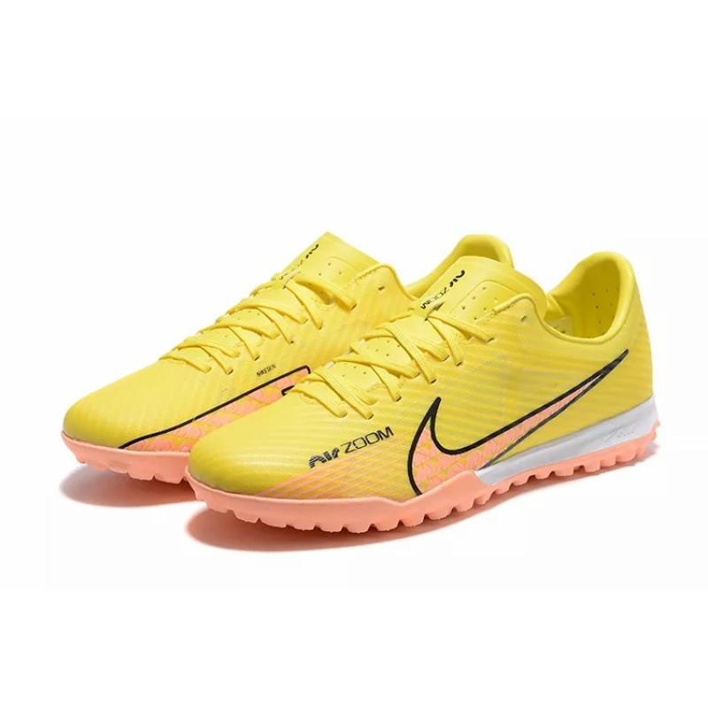 Botas de Fútbol Nike Air Zoom Mercurial Vapor – XV Academy TF Amarillo&Rosado (#39~#45)