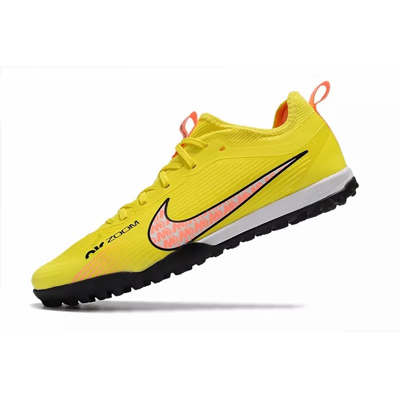 Botas de Fútbol Nike Air Zoom Mercurial Vapor XV Pro TF Unisex Amarillo&Rosado (#35~#45)