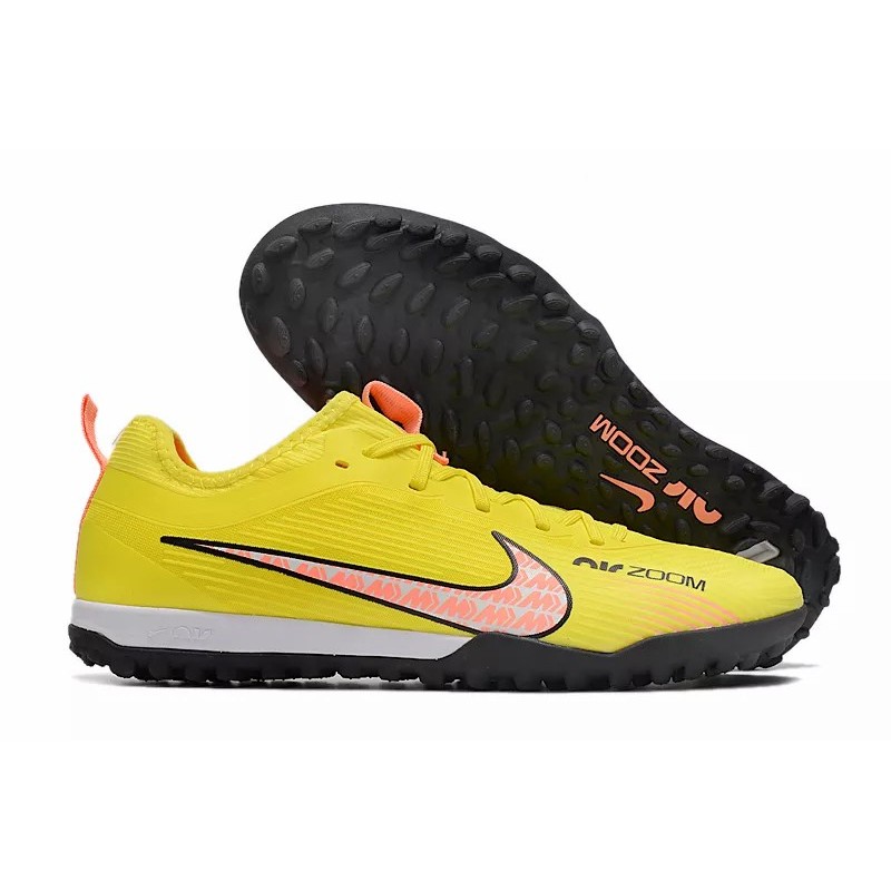 Botas de Fútbol Nike Air Zoom Mercurial Vapor XV Pro TF Unisex Amarillo&Rosado (#35~#45)