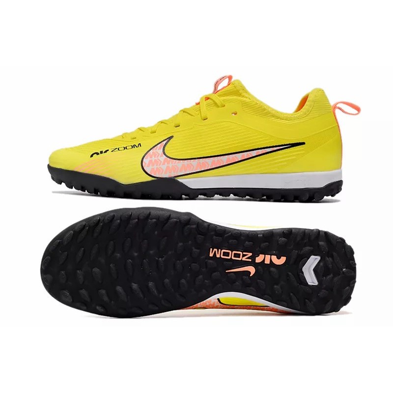 Botas de Fútbol Nike Air Zoom Mercurial Vapor XV Pro TF Unisex Amarillo&Rosado (#35~#45)