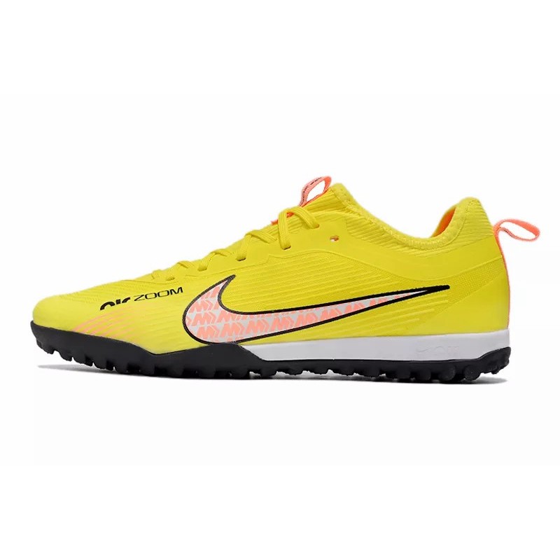 Botas de Fútbol Nike Air Zoom Mercurial Vapor XV Pro TF Unisex Amarillo&Rosado (#35~#45)