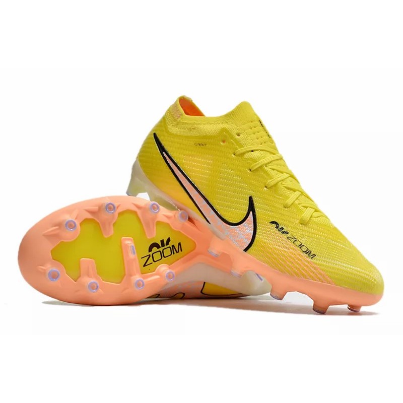 Botas de Fútbol Nike Air Zoom Mercurial Vapor XV Elite AG Unisex Amarillo (#36~#45)
