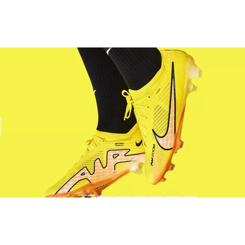 Botas de Fútbol Nike Air Zoom Mercurial Vapor XV Elite AG Unisex Amarillo (#36~#45)
