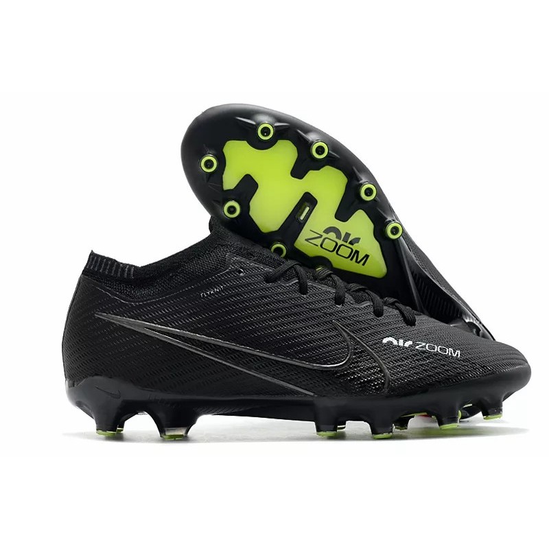 Botas de Fútbol Nike Air Zoom Mercurial Vapor XV Elite AG Unisex Negro&Amarillo Fluorescente (#36~#45)