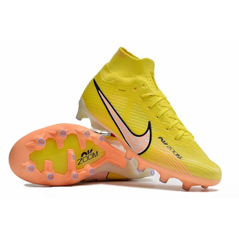 Botas de Fútbol Nike Air Zoom Mercurial Superfly IX Elite AG Unisex Amarillo (#35~#45)