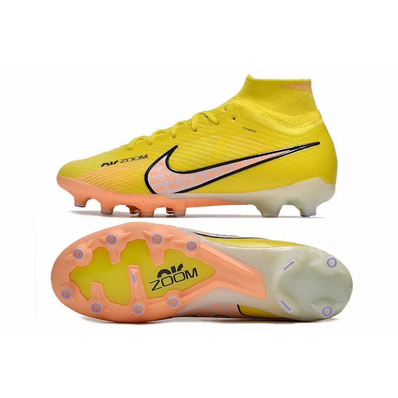 Botas de Fútbol Nike Air Zoom Mercurial Superfly IX Elite AG Unisex Amarillo (#35~#45)