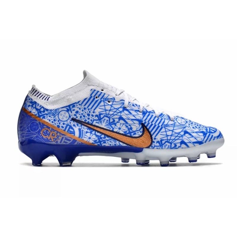 Botas de Fútbol Nike Air Zoom Mercurial Vapor XV Elite FG Unisex Azul&Blanco (#36~#45)