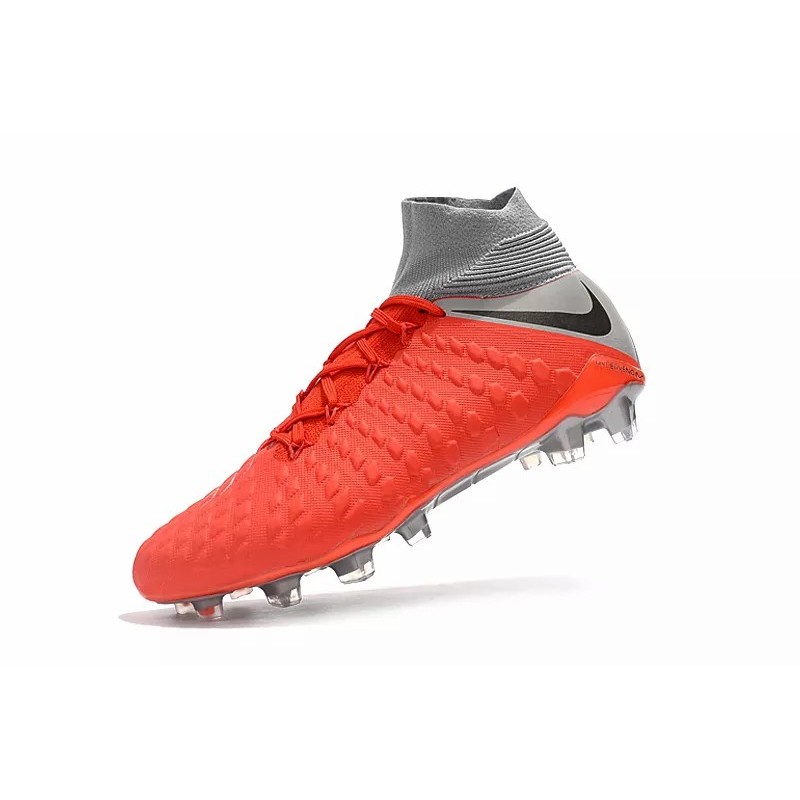 Botas de Fútbol Nike Hypervenom Phantom III DF FG Rojo (#39~#45)