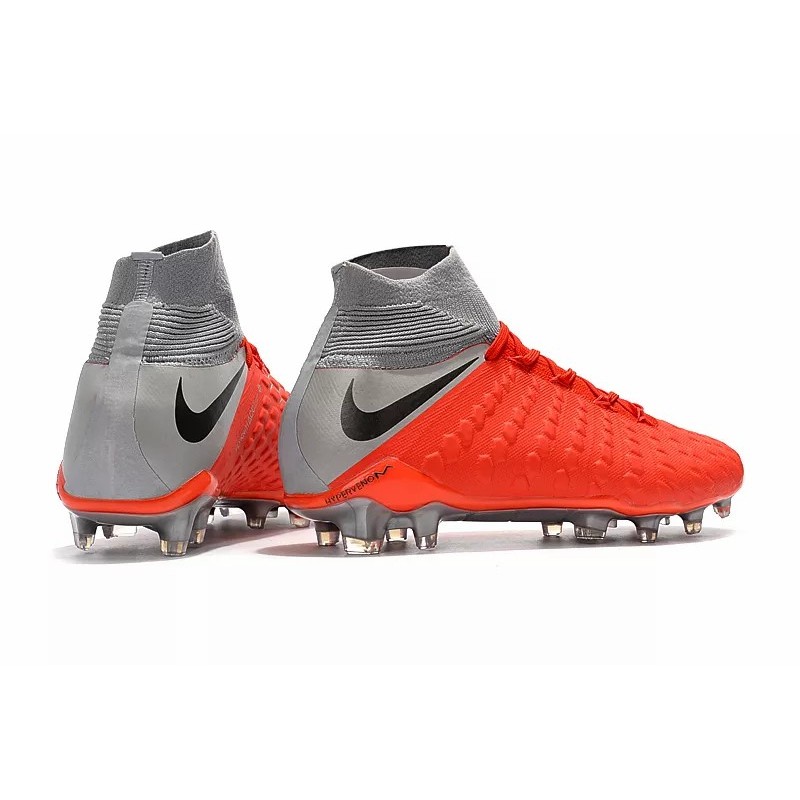 Botas de Fútbol Nike Hypervenom Phantom III DF FG Rojo (#39~#45)