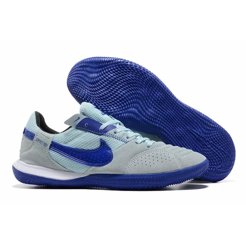 Botas de Fútbol Nike Streetgato Hombre Gris&Azul (#39~#44)