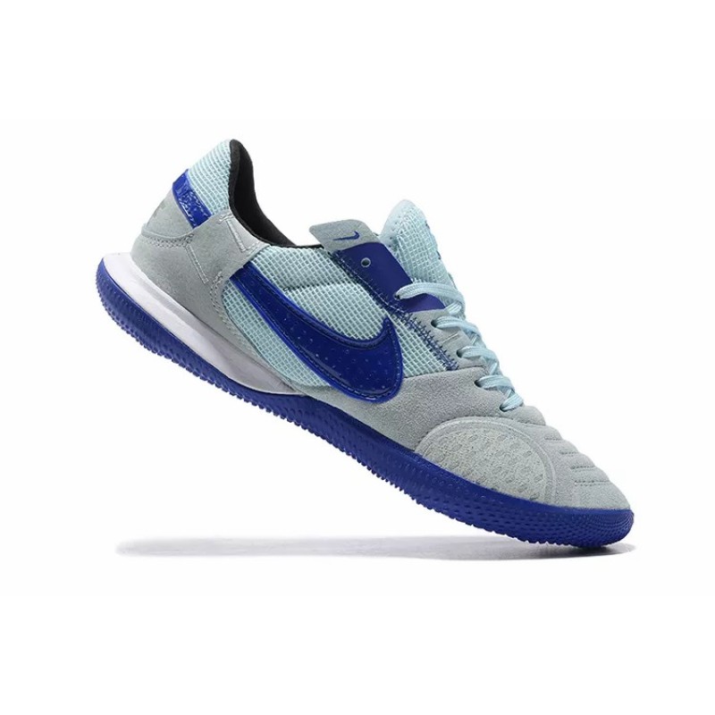 Botas de Fútbol Nike Streetgato Hombre Gris&Azul (#39~#44)