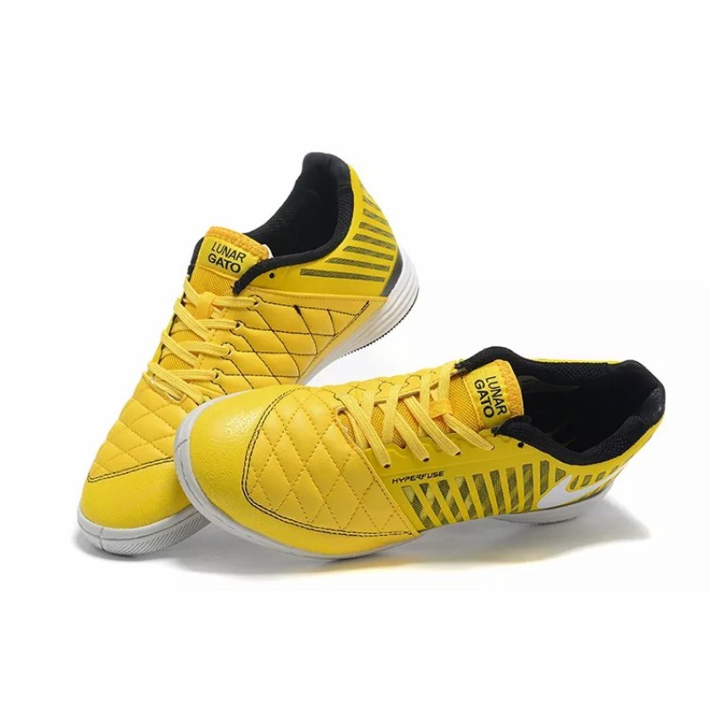 Botas de Fútbol Nike Lunar Gato II IC Hombre Amarillo (#39~#45)