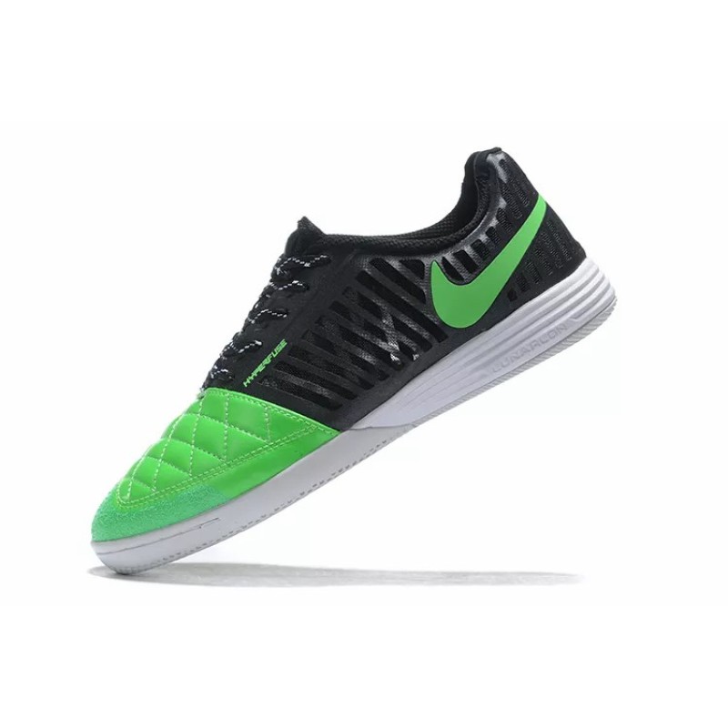 Botas de Fútbol Nike Lunar Gato II IC Hombre Negro&Verde (#39~#45)