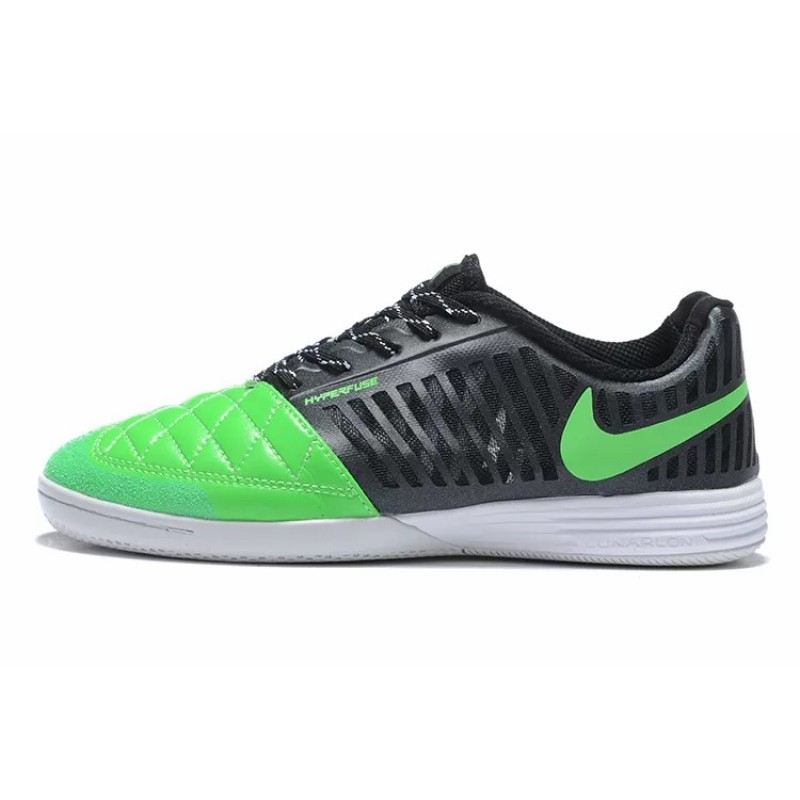 Botas de Fútbol Nike Lunar Gato II IC Hombre Negro&Verde (#39~#45)