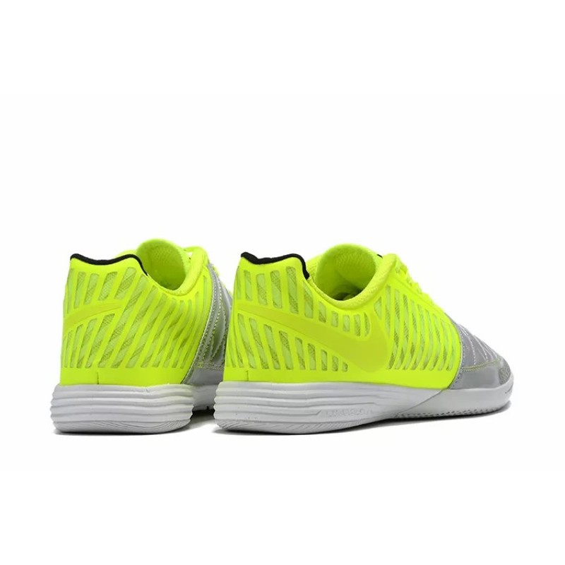 Botas de Fútbol Nike Lunar Gato II IC Hombre Gris&Amarillo (#39~#45)