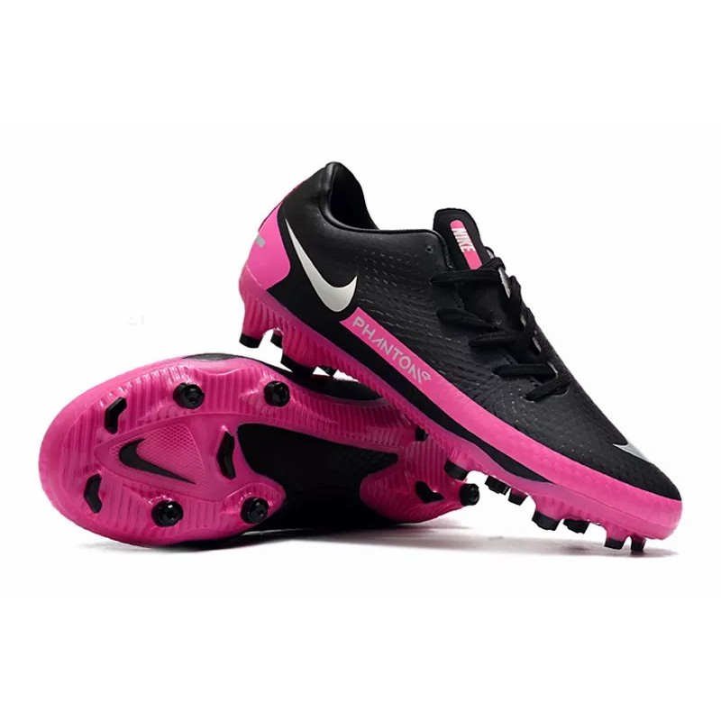 Botas de Fútbol Nike Phantom GT FG Hombre Negro&Rosa (#39~#45) 