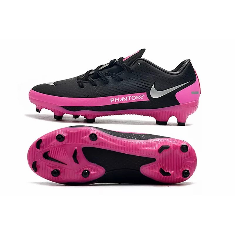 Botas de Fútbol Nike Phantom GT FG Hombre Negro&Rosa (#39~#45) 