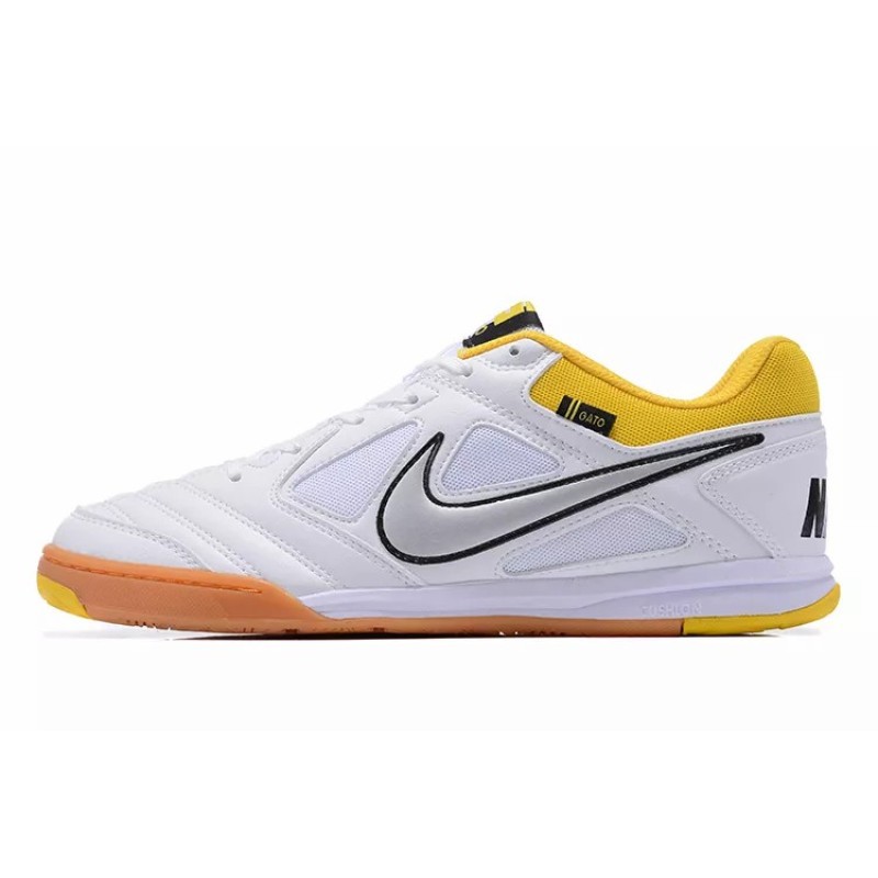 Botas de Fútbol Supreme x Nike SB Gato Hombre Blanco&Amarillo (#40~#45)