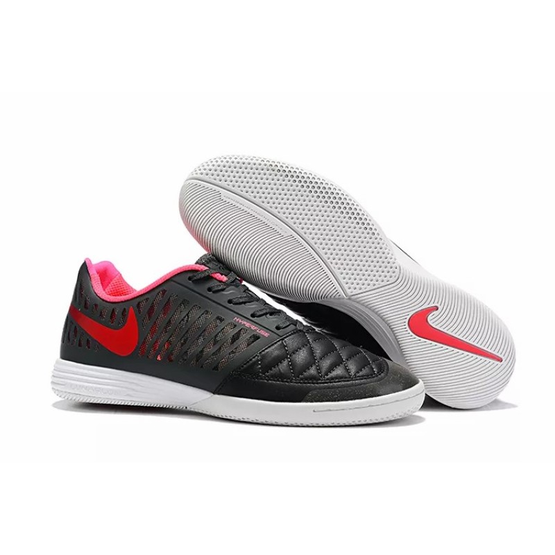 Botas de Fútbol Nike Lunar Gato II IC Hombre Negro&Rosa (#39~#45)
