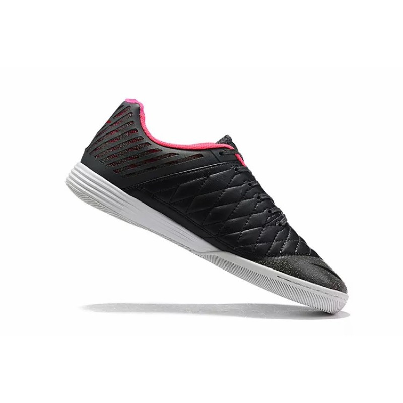 Botas de Fútbol Nike Lunar Gato II IC Hombre Negro&Rosa (#39~#45)