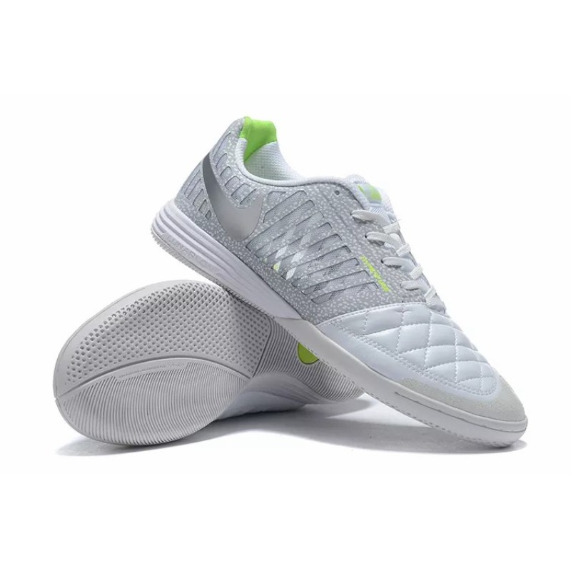 Botas de Fútbol Nike Lunar Gato II IC Hombre Plateado (#39~#45)