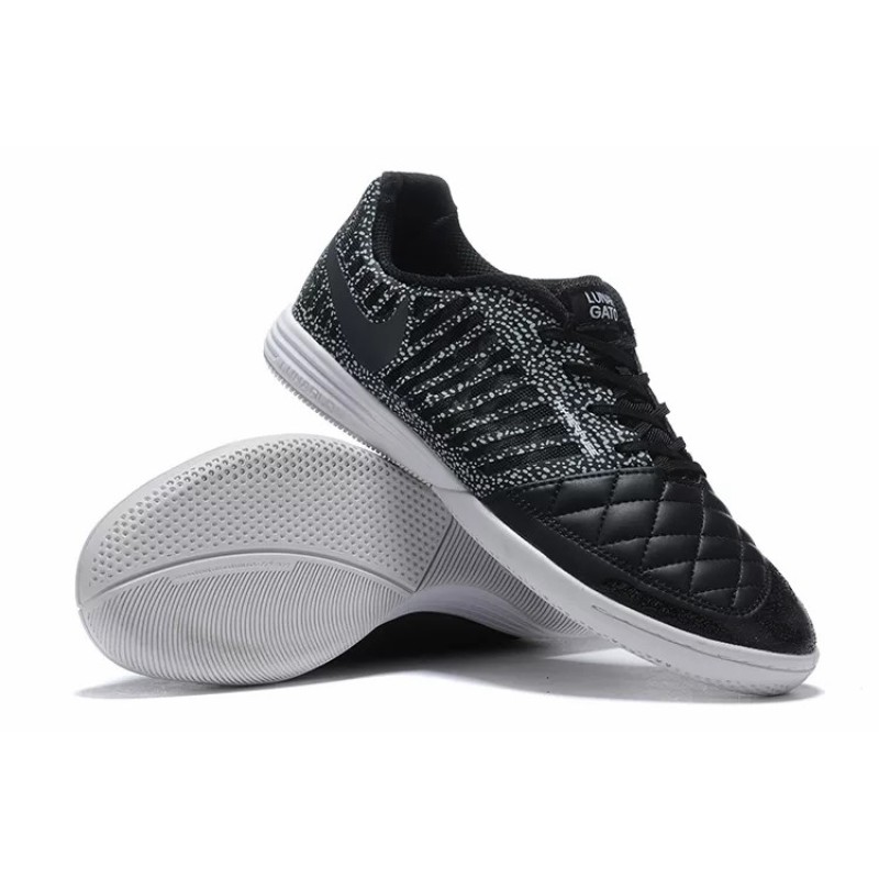 Botas de Fútbol Nike Lunar Gato II IC Hombre Negro (#39~#45)