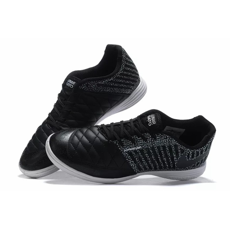 Botas de Fútbol Nike Lunar Gato II IC Hombre Negro (#39~#45)