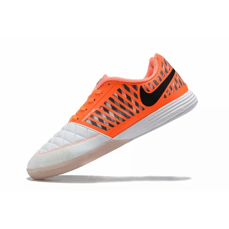Botas de Fútbol Nike Lunar Gato II IC Hombre Blanco&Naranja (#39~#45)