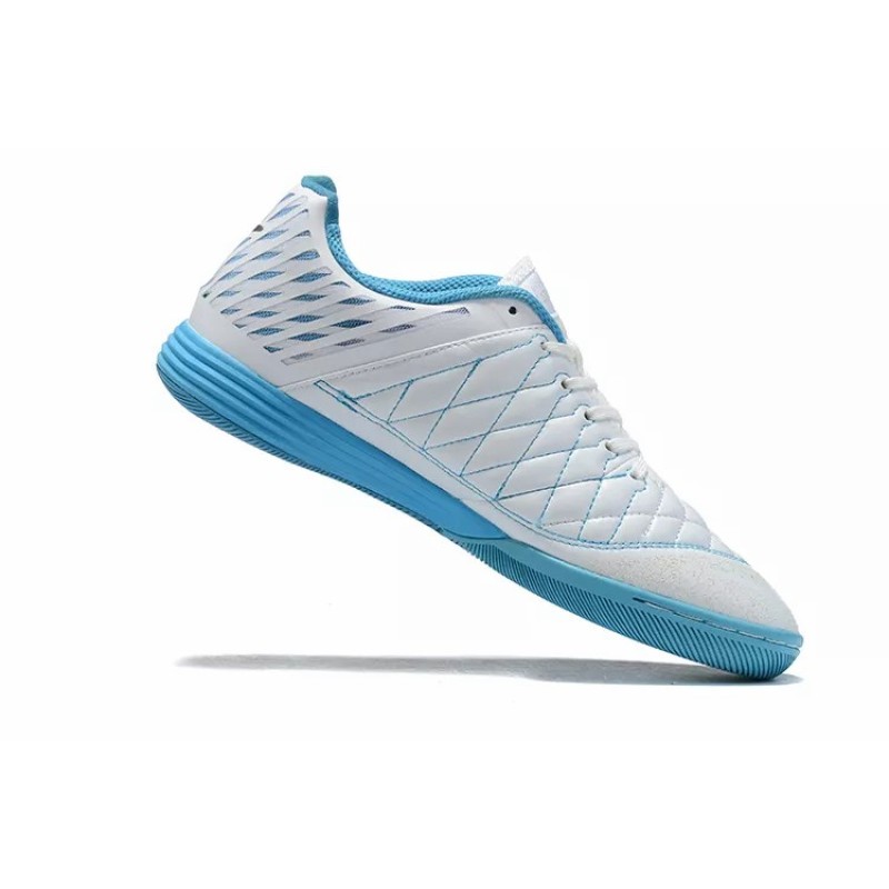 Botas de Fútbol Nike Lunar Gato II IC Hombre Blanco&Azul Claro (#39~#45)