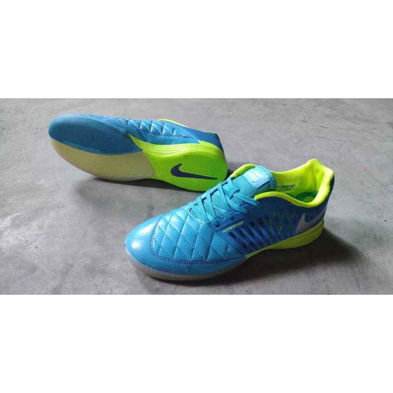 Botas de Fútbol Nike Lunar Gato II IC Hombre Azul Celeste (#39~#45)