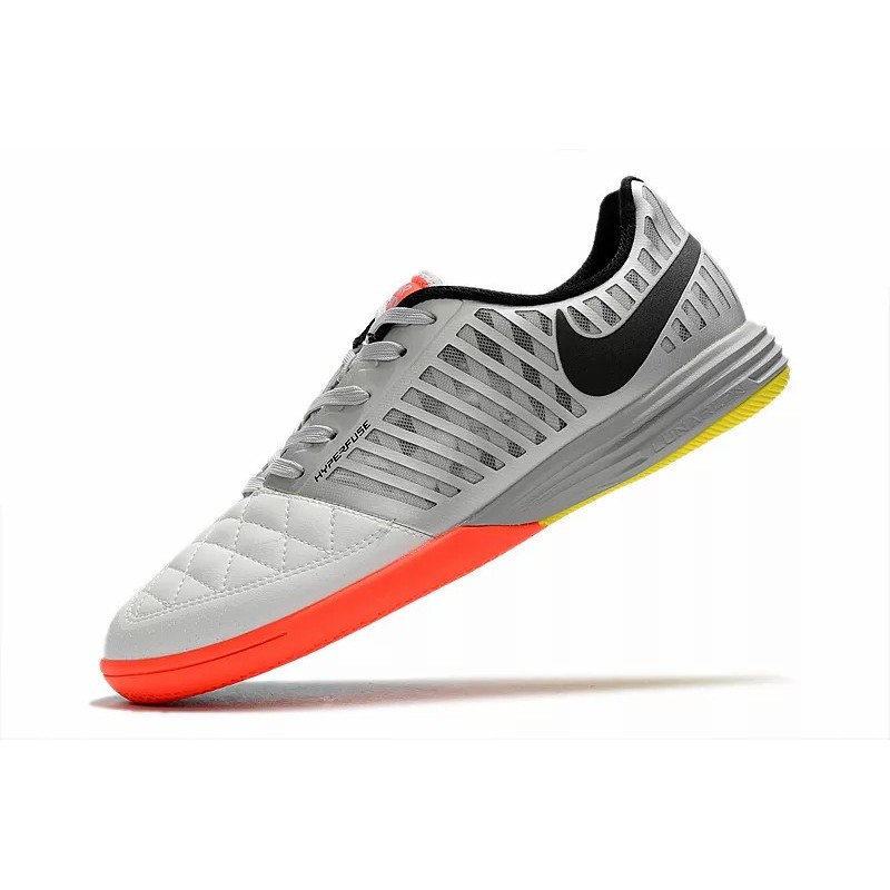 Botas de Fútbol Nike Lunar Gato II IC Hombre Blanco&Gris (#39~#45)