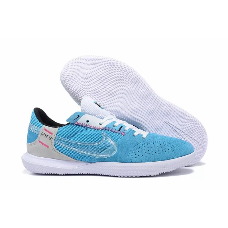 Botas de Fútbol Nike Streetgato Hombre Azul Celeste (#39~#45)