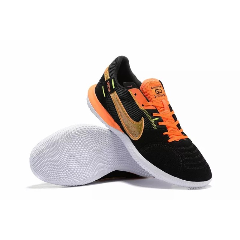 Botas de Fútbol Nike Streetgato Hombre Negro&Narnaja (#39~#45)