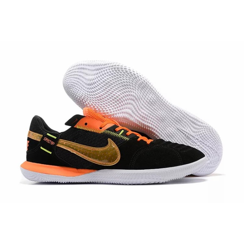 Botas de Fútbol Nike Streetgato Hombre Negro&Narnaja (#39~#45)