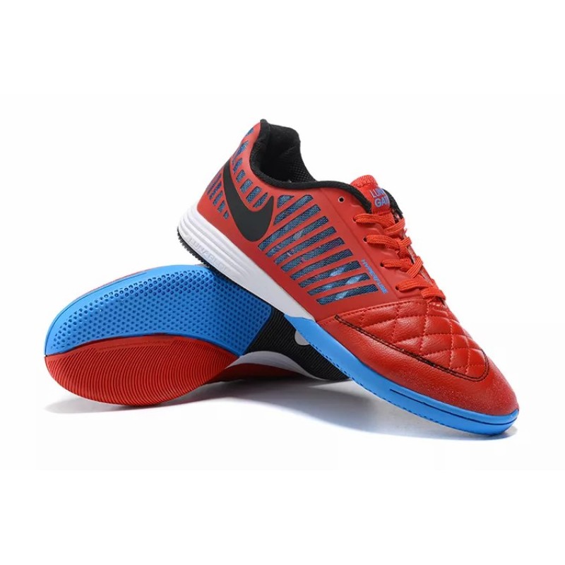 Botas de Fútbol Nike Lunar Gato II IC Rojo / Blanco / Azul /Azul Claro /Rojo&Blanco (#39~#45)