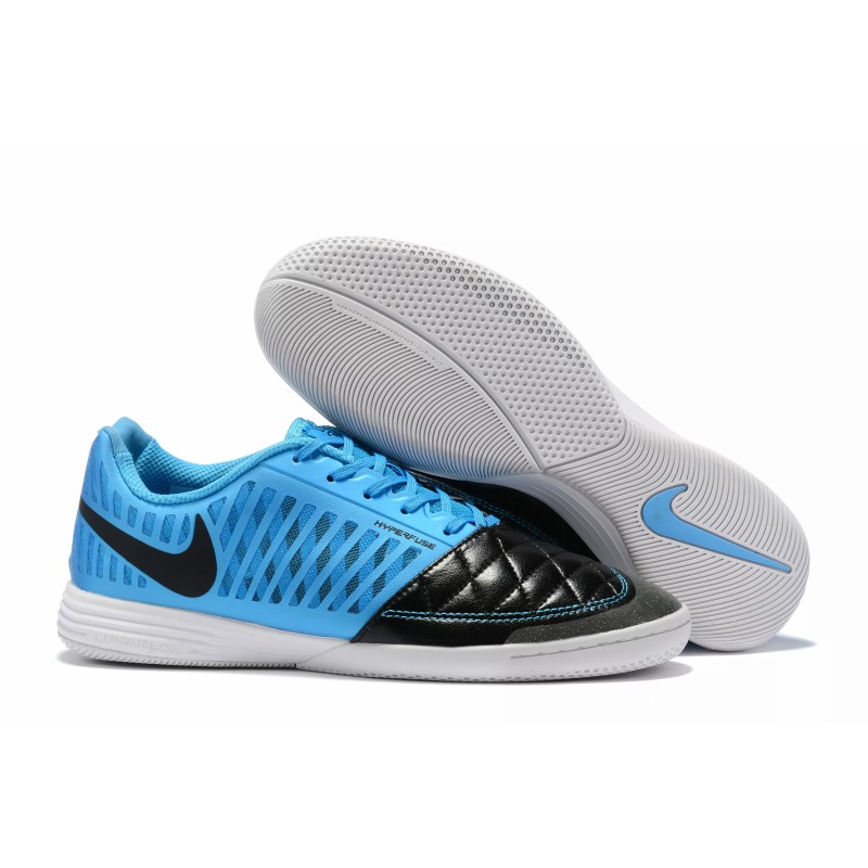 Botas de Fútbol Nike Lunar Gato II IC Hombre Azul&Negro (#39~#45)