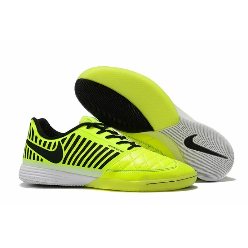 Botas de Fútbol Nike Lunar Gato II IC Hombre Amarillo (#39~#45)