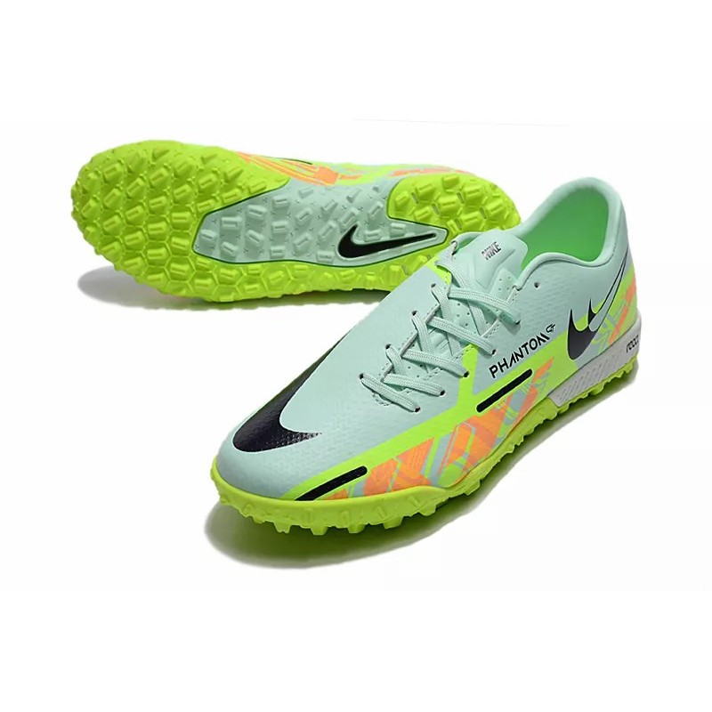 Botas de Fútbol Nike React Phantom GT2 Pro TF Hombre Celeste / Verde / Blanco&Azul / Negro / Naranja / Azul / Camuflaje / Azul Marino&Púrpura / Blanco&Amarillo / Negro&Azul / Blanco&Naranja (#39~#45)