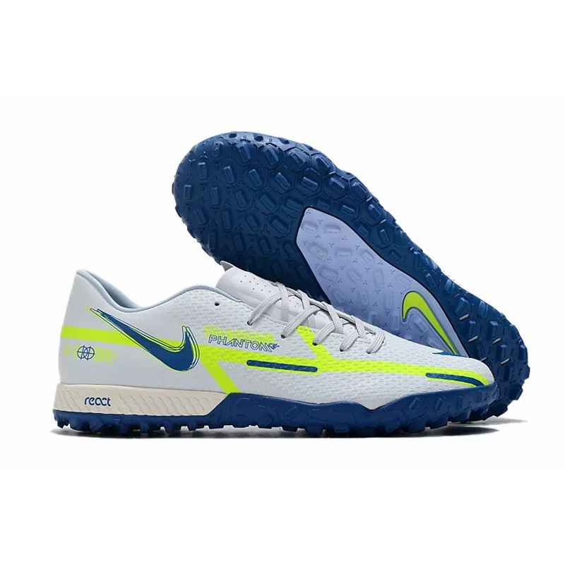 Botas de Fútbol Nike React Phantom GT2 Pro TF Hombre Celeste / Verde / Blanco&Azul / Negro / Naranja / Azul / Camuflaje / Azul Marino&Púrpura / Blanco&Amarillo / Negro&Azul / Blanco&Naranja (#39~#45)