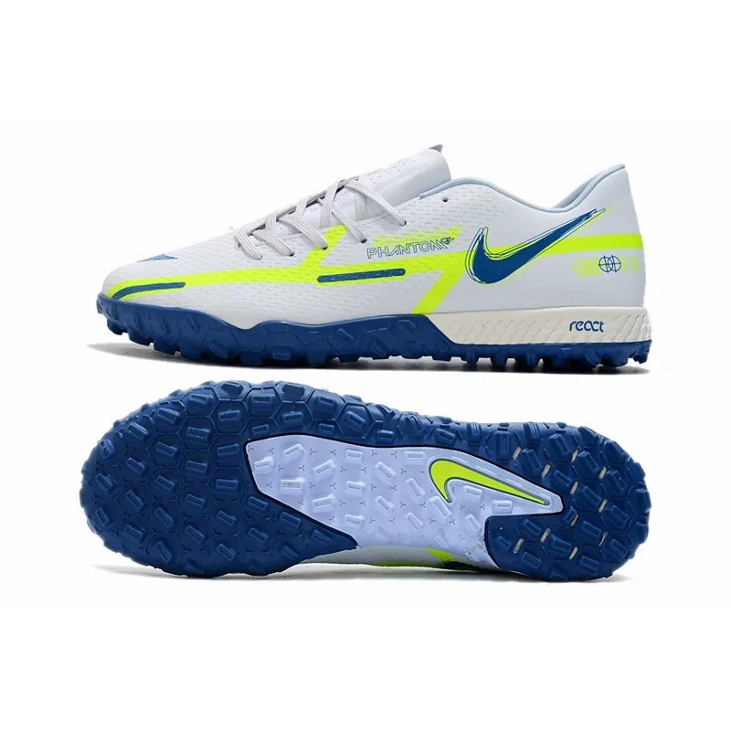 Botas de Fútbol Nike React Phantom GT2 Pro TF Hombre Celeste / Verde / Blanco&Azul / Negro / Naranja / Azul / Camuflaje / Azul Marino&Púrpura / Blanco&Amarillo / Negro&Azul / Blanco&Naranja (#39~#45)