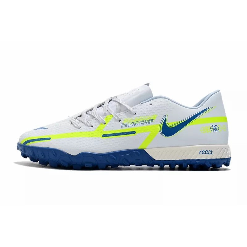 Botas de Fútbol Nike React Phantom GT2 Pro TF Hombre Celeste / Verde / Blanco&Azul / Negro / Naranja / Azul / Camuflaje / Azul Marino&Púrpura / Blanco&Amarillo / Negro&Azul / Blanco&Naranja (#39~#45)