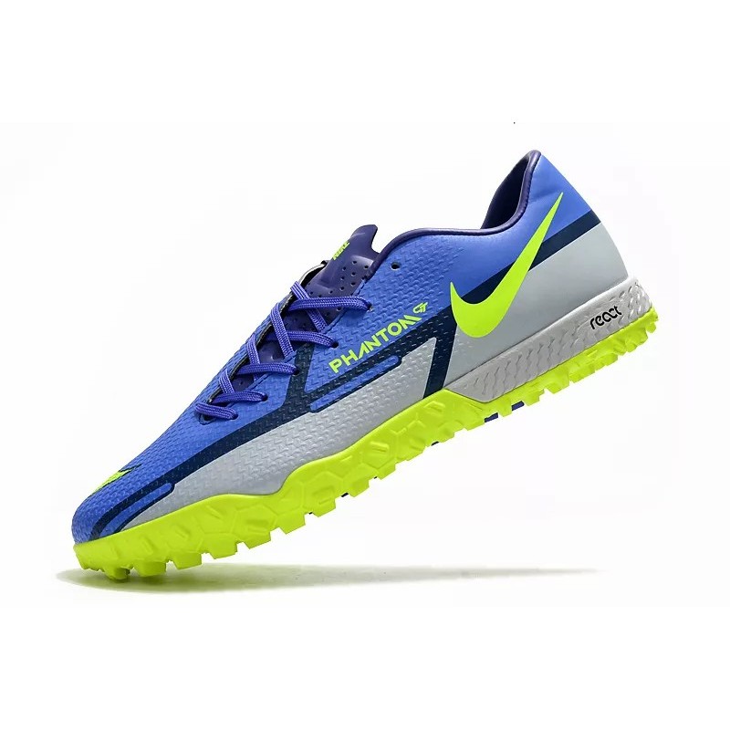 Botas de Fútbol Nike React Phantom GT2 Pro TF Hombre Celeste / Verde / Blanco&Azul / Negro / Naranja / Azul / Camuflaje / Azul Marino&Púrpura / Blanco&Amarillo / Negro&Azul / Blanco&Naranja (#39~#45)