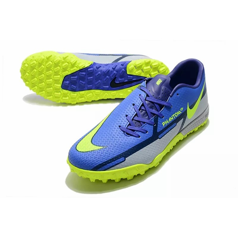 Botas de Fútbol Nike React Phantom GT2 Pro TF Hombre Celeste / Verde / Blanco&Azul / Negro / Naranja / Azul / Camuflaje / Azul Marino&Púrpura / Blanco&Amarillo / Negro&Azul / Blanco&Naranja (#39~#45)