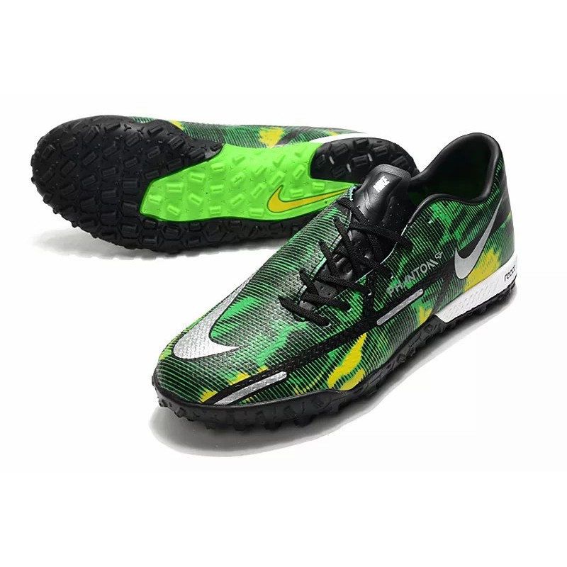 Botas de Fútbol Nike React Phantom GT2 Pro TF Hombre Celeste / Verde / Blanco&Azul / Negro / Naranja / Azul / Camuflaje / Azul Marino&Púrpura / Blanco&Amarillo / Negro&Azul / Blanco&Naranja (#39~#45)