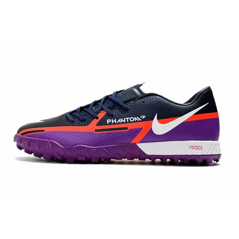 Botas de Fútbol Nike React Phantom GT2 Pro TF Hombre Celeste / Verde / Blanco&Azul / Negro / Naranja / Azul / Camuflaje / Azul Marino&Púrpura / Blanco&Amarillo / Negro&Azul / Blanco&Naranja (#39~#45)