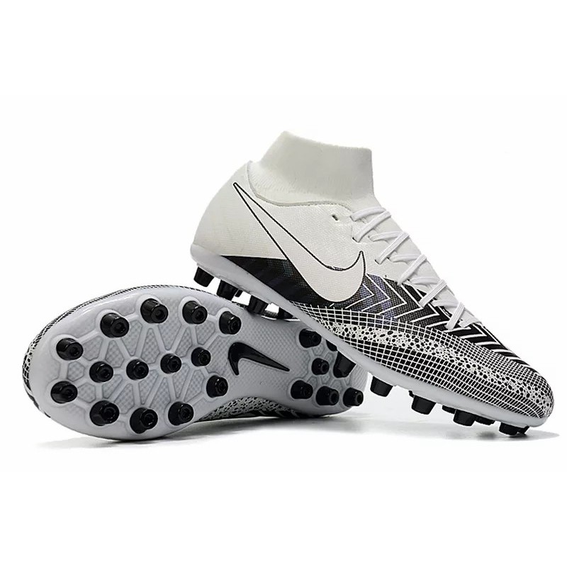 Botas de Fútbol Nike Mercurial Vapor 13 Academy AG Unisex Blanco (#35~#45)