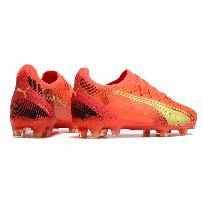 Botas de Fútbol Puma Ultra Ultimate FG Amarillo / Rojo (#39~#45)