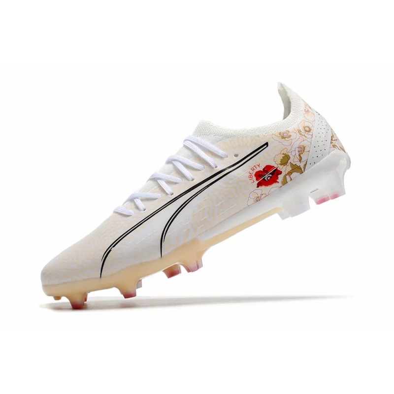 Botas de Fútbol Puma Ultra Ultimate FG Blanco&Naranja&Rojo (#39~#45)