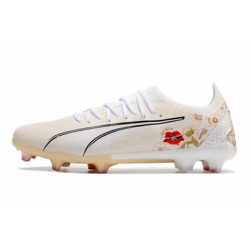 Botas de Fútbol Puma Ultra Ultimate FG Blanco&Naranja&Rojo (#39~#45)