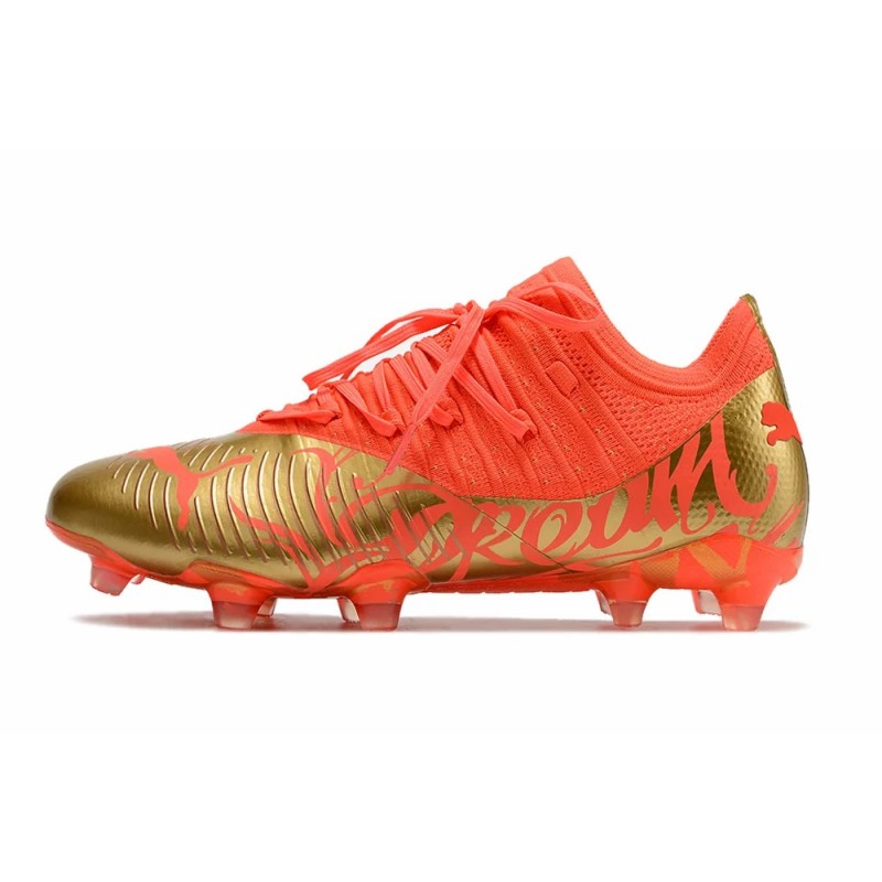 Botas de Fútbol Puma Future Z 1.3 Teazer FG Rojo&Dorado (#39~#45)